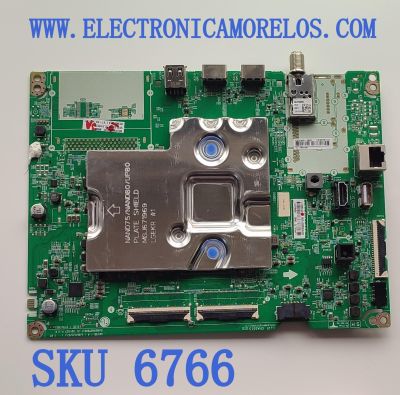 MAIN PARA TV LG / NUMERO DE PARTE EBT66781412 / EAX69487906(1.0) / 66464701 / 33160617 / PANEL NC550TQG-ABKH4 / DISPLAY HV550QUB-F1D / MODELO 55UP8000PUR	